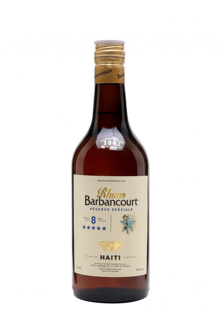 Barbancourt 5 Star 8 Year Old Rum 70cl